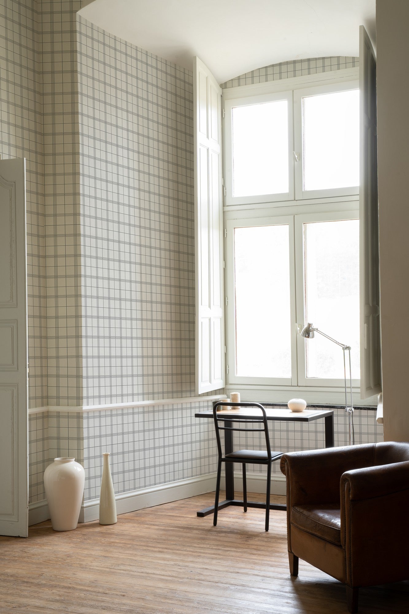 A00761 Check 7 Mármol Stripes & Checks Wallpaper by Coordonné