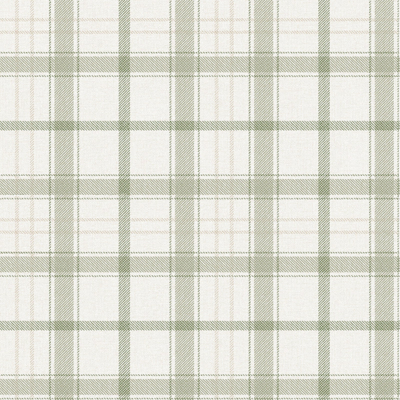 A00764 Check 11,5 Matcha Stripes & Checks Wallpaper by Coordonné
