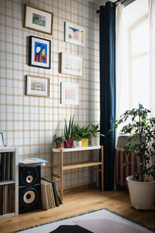 A00766 Check 11,5 Curry Stripes & Checks Wallpaper by Coordonné