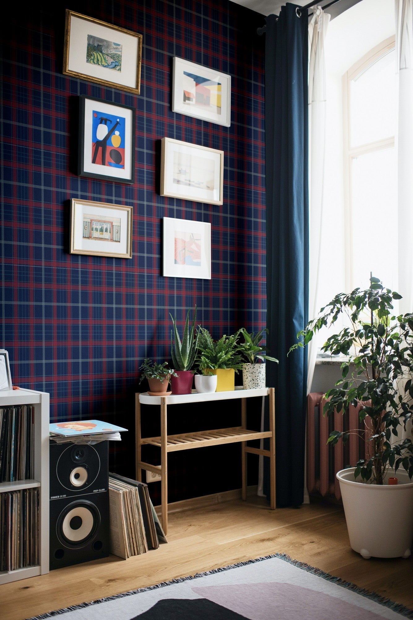 A00771 Check 11,5 Galaxia-plus Stripes & Checks Wallpaper by Coordonné