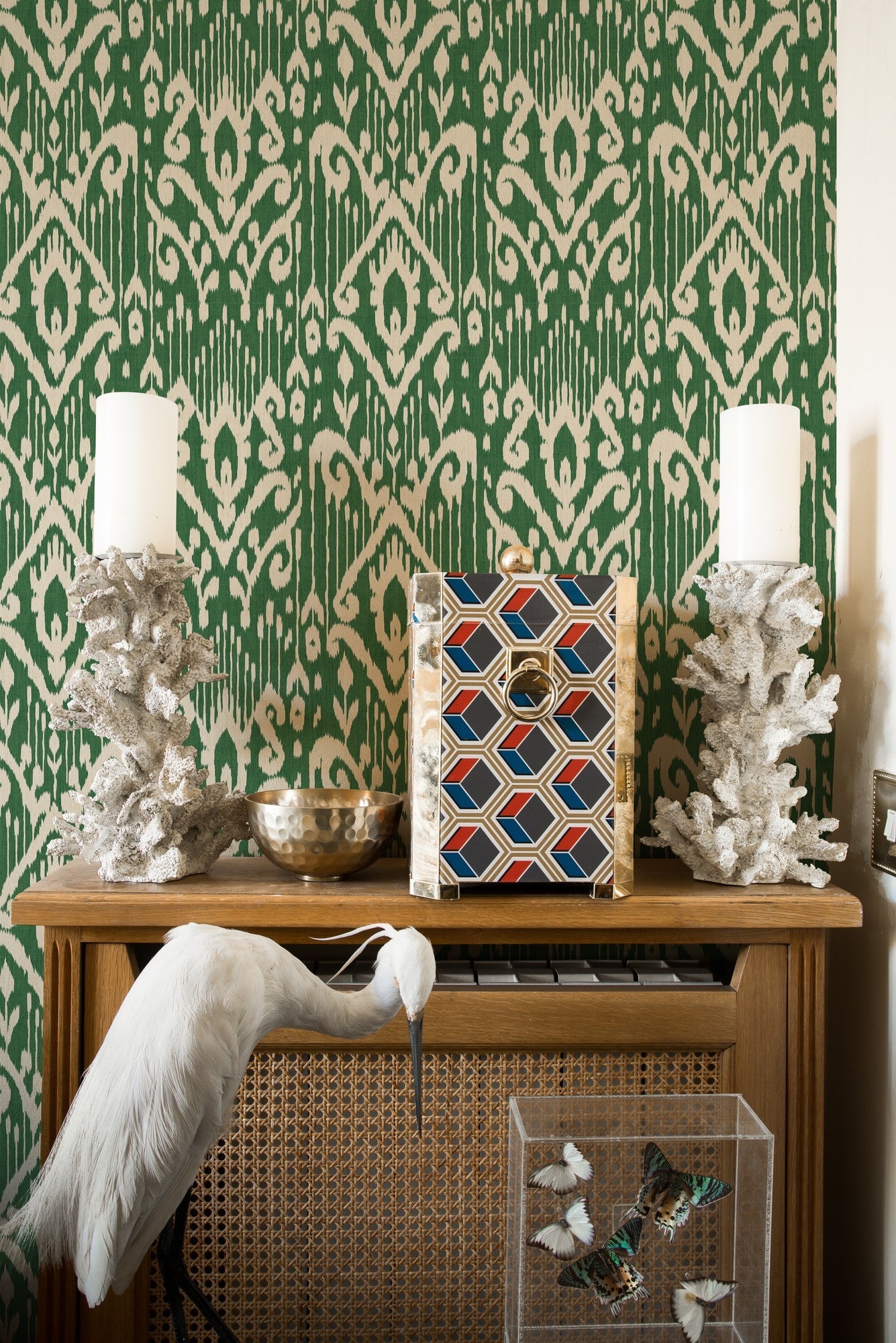 A00801 Padmasalis Green Ikart Wallpaper by Coordonné