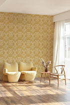 A00802 Padmasalis Mustard Ikart Wallpaper by Coordonné