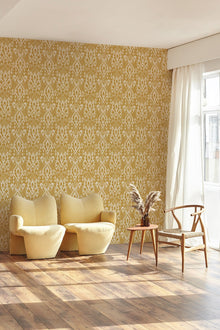 A00802 Padmasalis Mustard Ikart Wallpaper by Coordonné