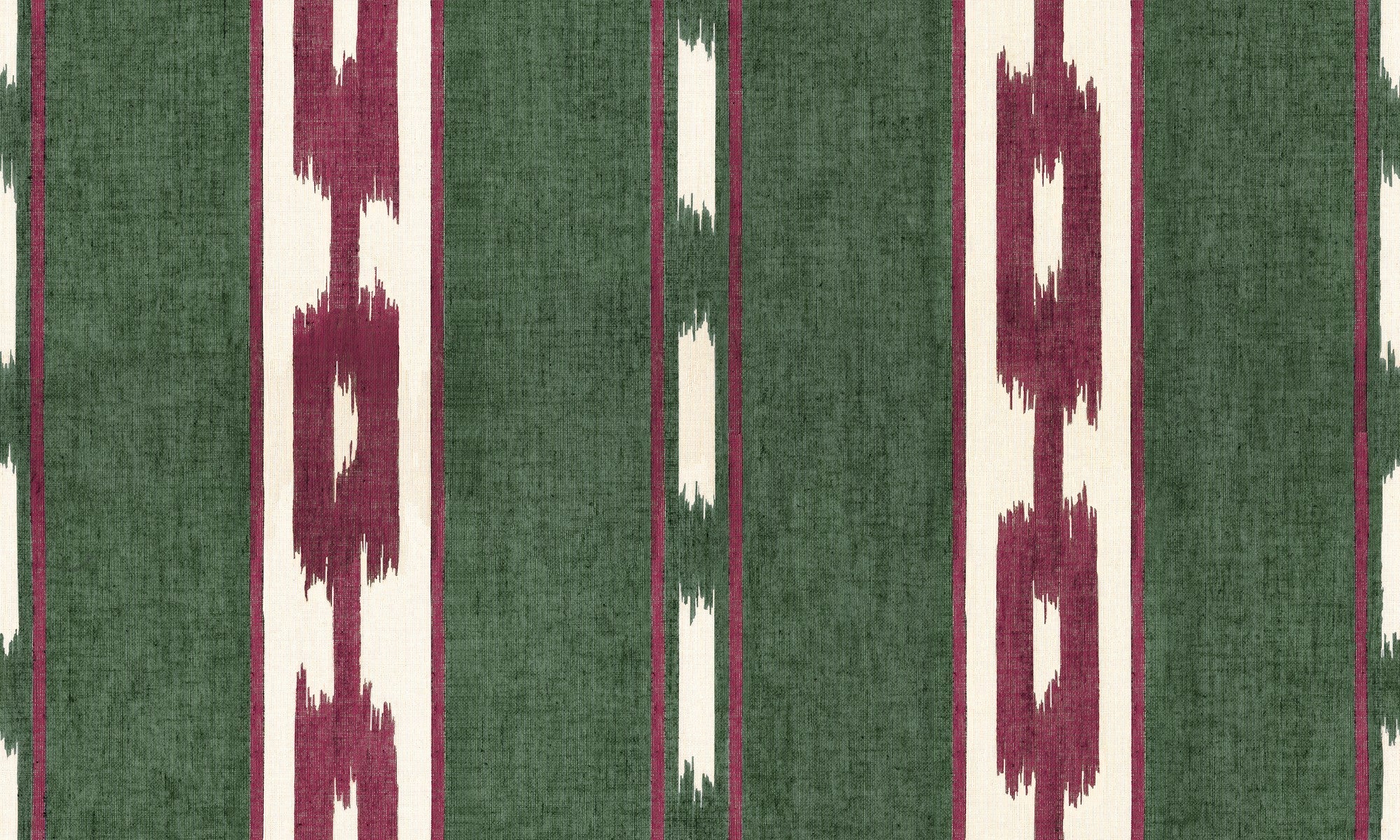 A00806 Kente Green Ikart Wallpaper by Coordonné