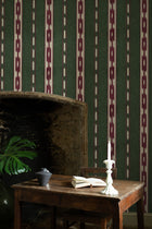 A00806 Kente Green Ikart Wallpaper by Coordonné