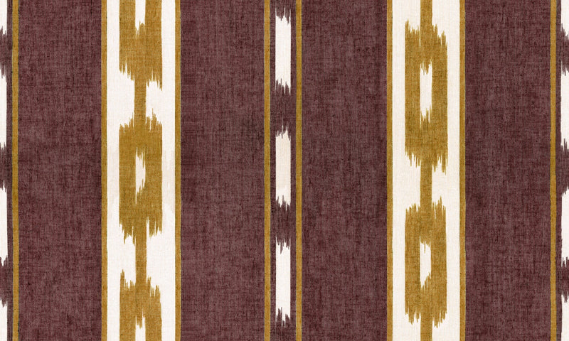 A00808 Kente Wine Ikart Wallpaper by Coordonné