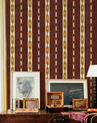 A00808 Kente Wine Ikart Wallpaper by Coordonné