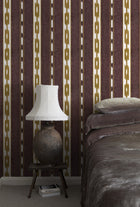 A00808 Kente Wine Ikart Wallpaper by Coordonné