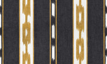 A00809 Kente Black Ikart Wallpaper by Coordonné