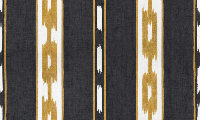 A00809 Kente Black Ikart Wallpaper by Coordonné