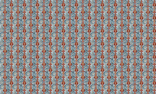 A00810 Uzbek Blue Ikart Wallpaper by Coordonné