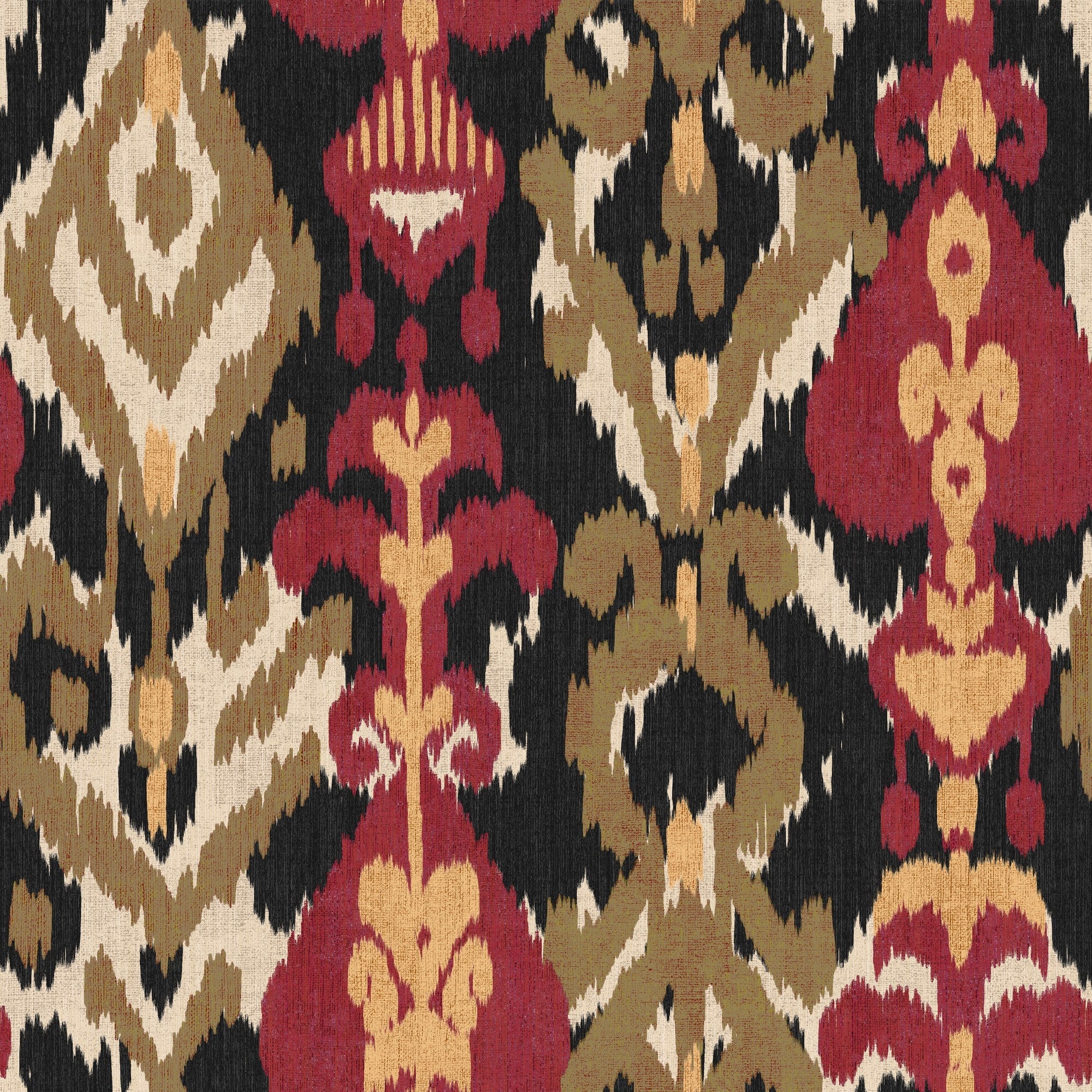 A00811 Uzbek Black Ikart Wallpaper by Coordonné