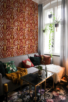 A00812 Uzbek Clay Ikart Wallpaper by Coordonné