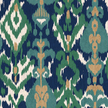 A00813 Uzbek Green Ikart Wallpaper by Coordonné