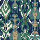 Uzbek Green Ikart Wallpaper by Coordonné