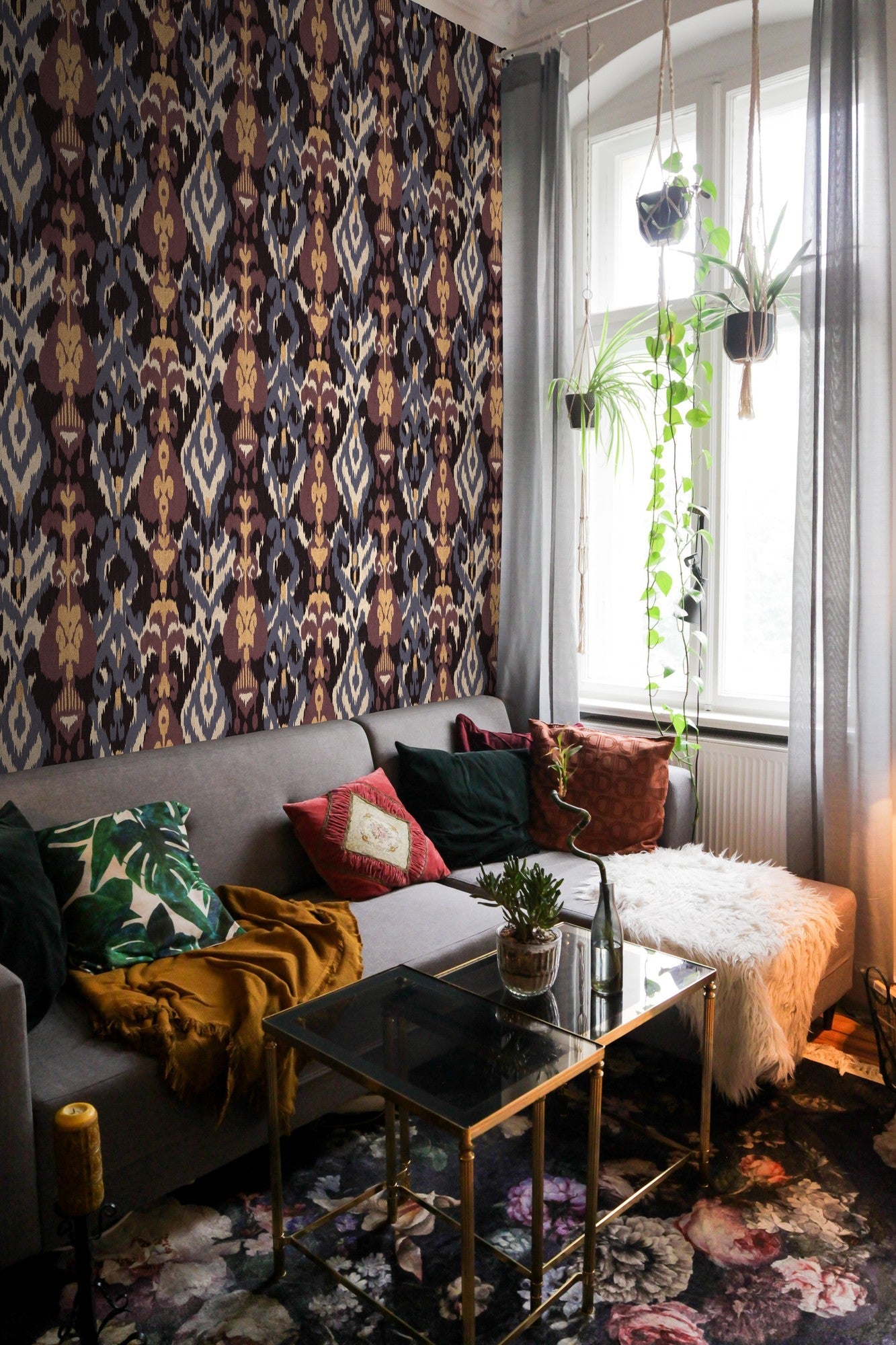 A00814 Uzbek Lilac Ikart Wallpaper by Coordonné