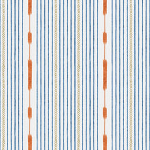 A00817 Huipil Blue Ikart Wallpaper by Coordonné