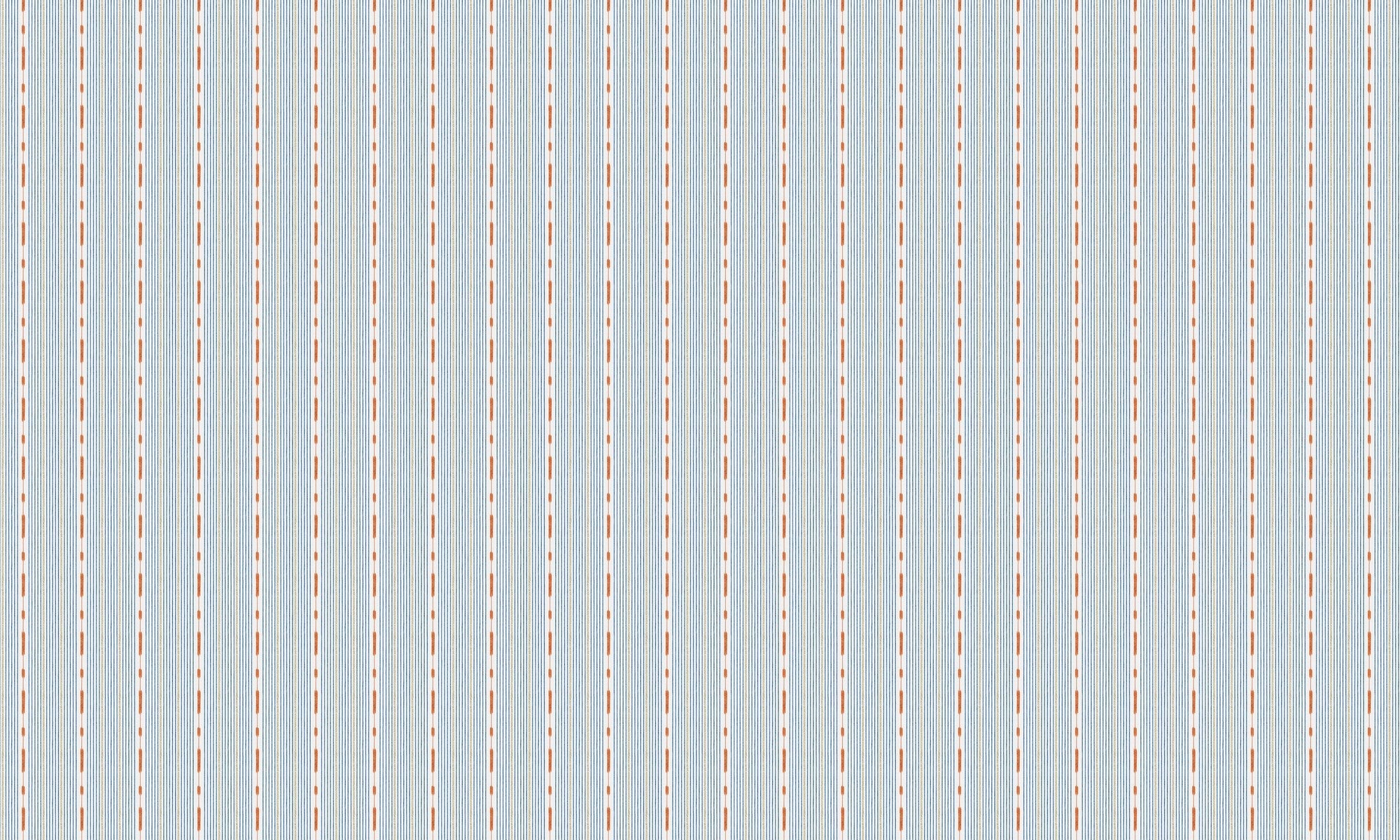 A00817 Huipil Blue Ikart Wallpaper by Coordonné