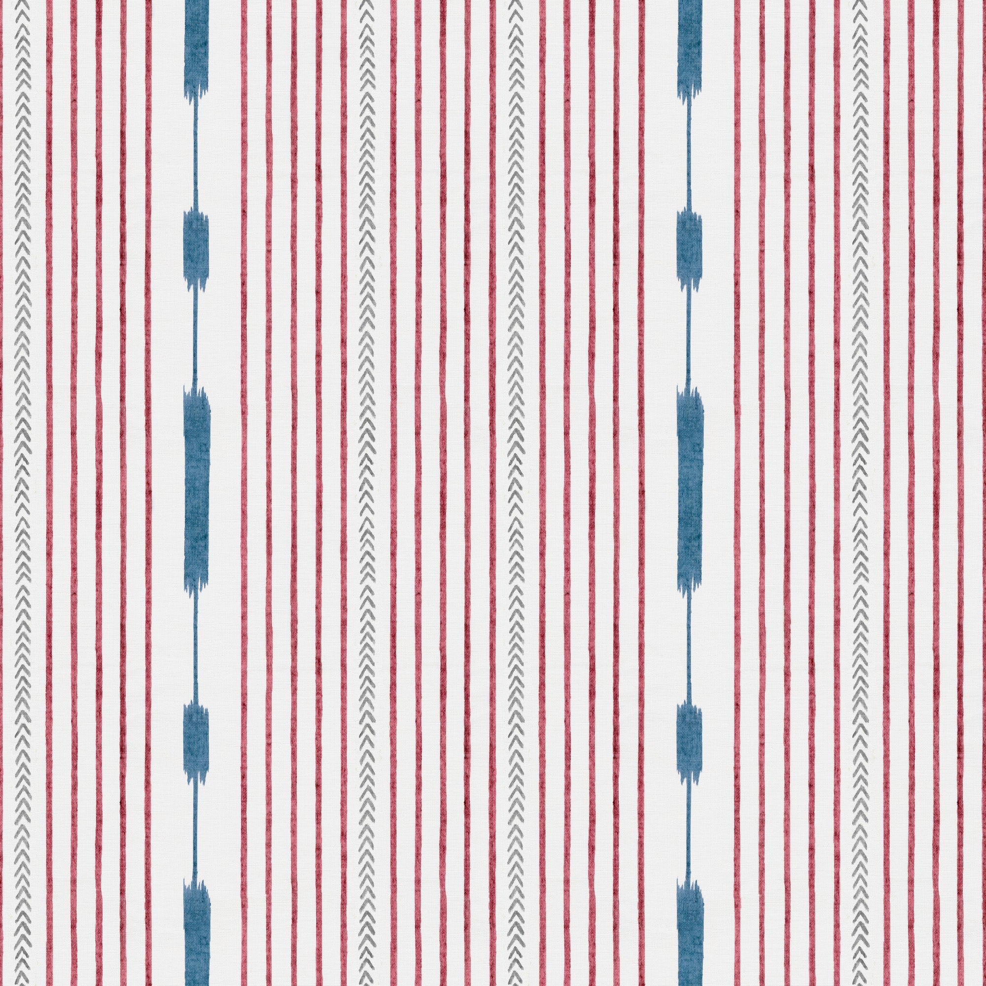 A00818 Huipil Red Ikart Wallpaper by Coordonné