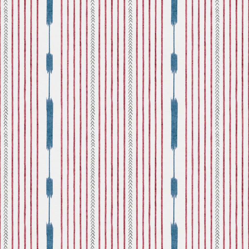 A00818 Huipil Red Ikart Wallpaper by Coordonné