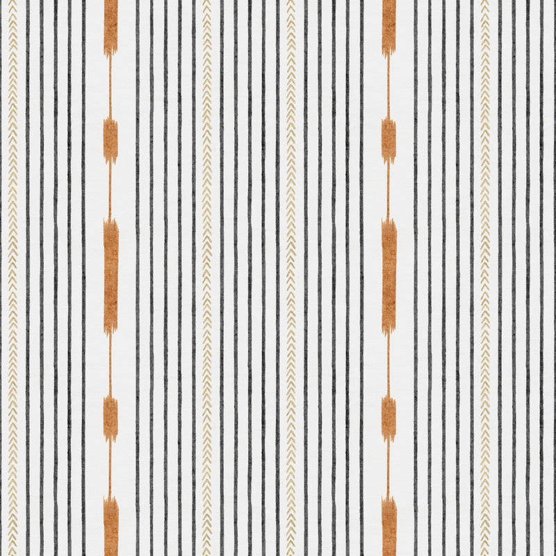 A00819 Huipil Black Ikart Wallpaper by Coordonné