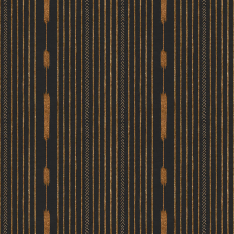 A00820 Huipil Ink Ikart Wallpaper by Coordonné