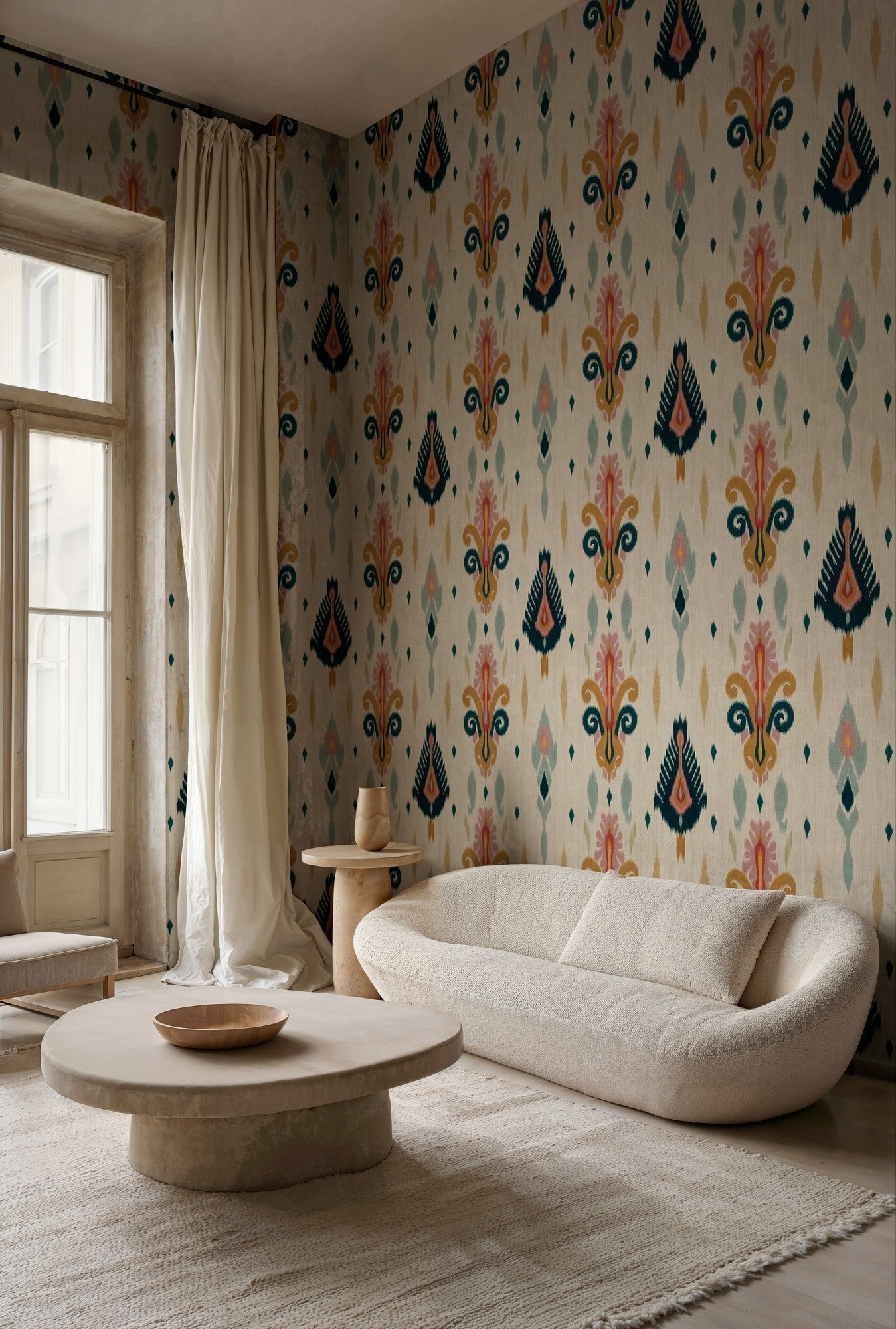 A00822 Sumba Cream Ikart Wallpaper by Coordonné