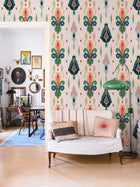 A00824 Sumba Green Ikart Wallpaper by Coordonné