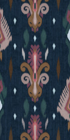 A00825 Sumba Navy Ikart Wallpaper by Coordonné