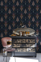 A00825 Sumba Navy Ikart Wallpaper by Coordonné
