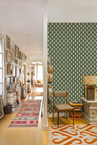 A00826 Llengües Green Ikart Wallpaper by Coordonné