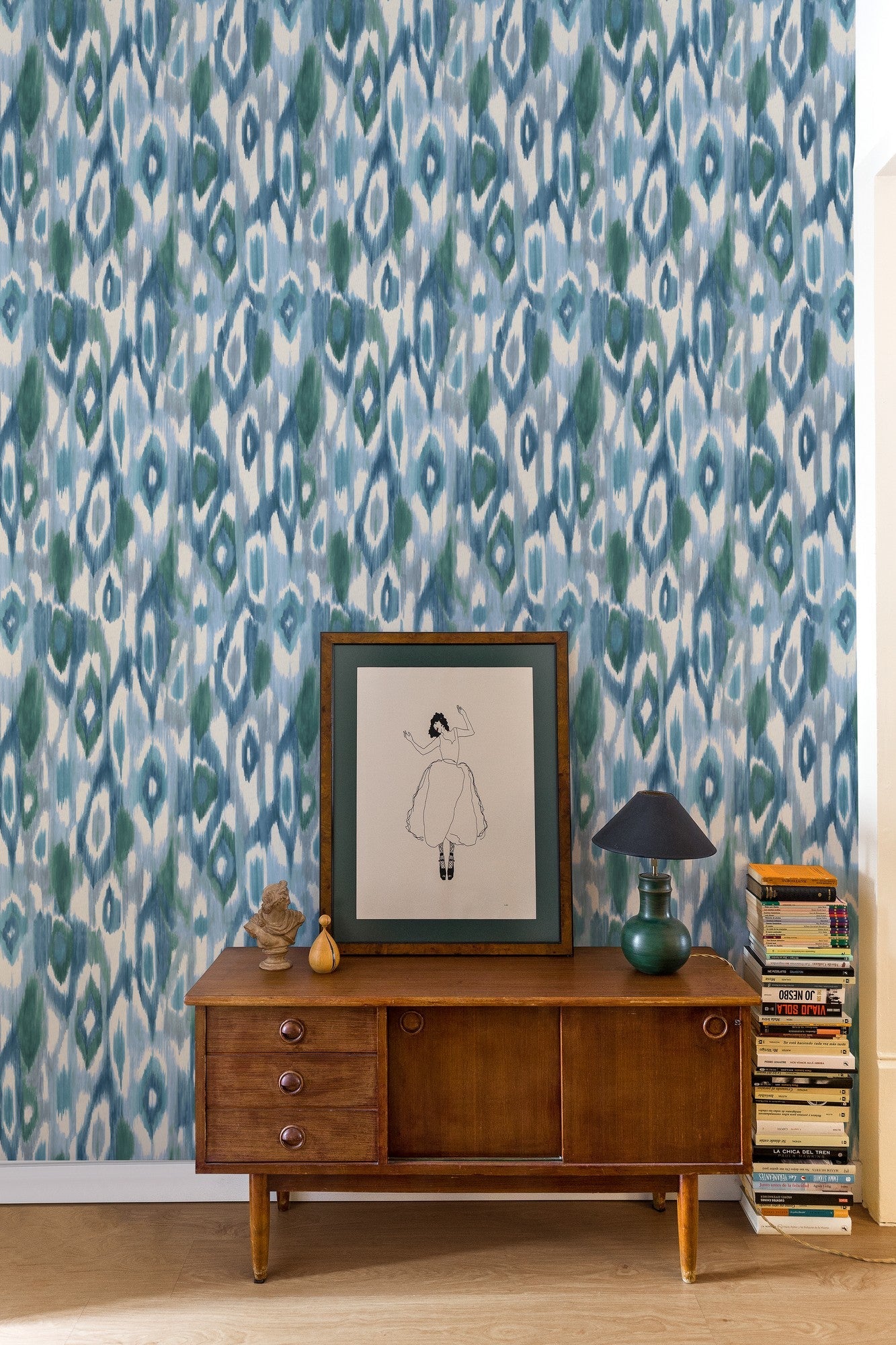A00831 Abr Blue Ikart Wallpaper by Coordonné