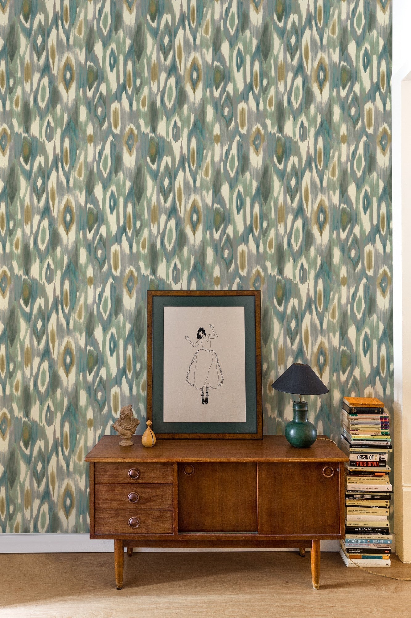 A00833 Abr Green Ikart Wallpaper by Coordonné