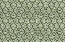 A00837 Kasuri Green Ikart Wallpaper by Coordonné