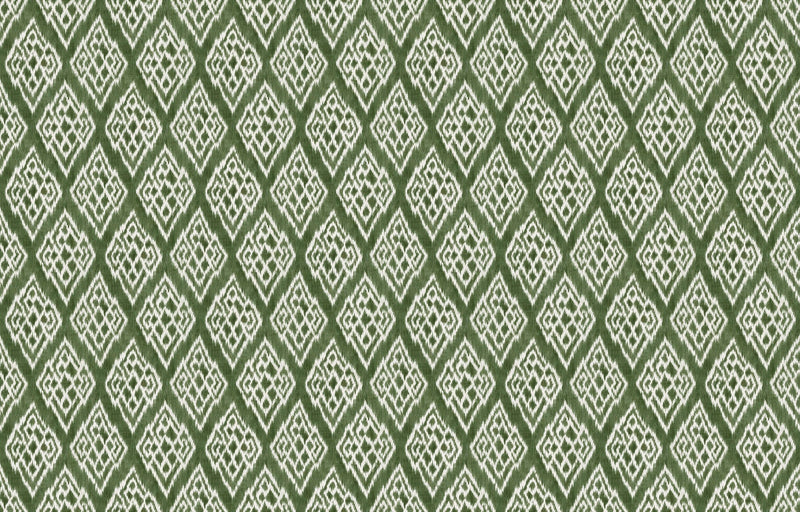 A00837 Kasuri Green Ikart Wallpaper by Coordonné