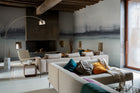 A00842 Shibori Blue Ikart Mural by Coordonné