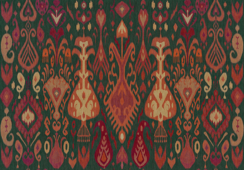 A00844 Boho Green Ikart Mural by Coordonné