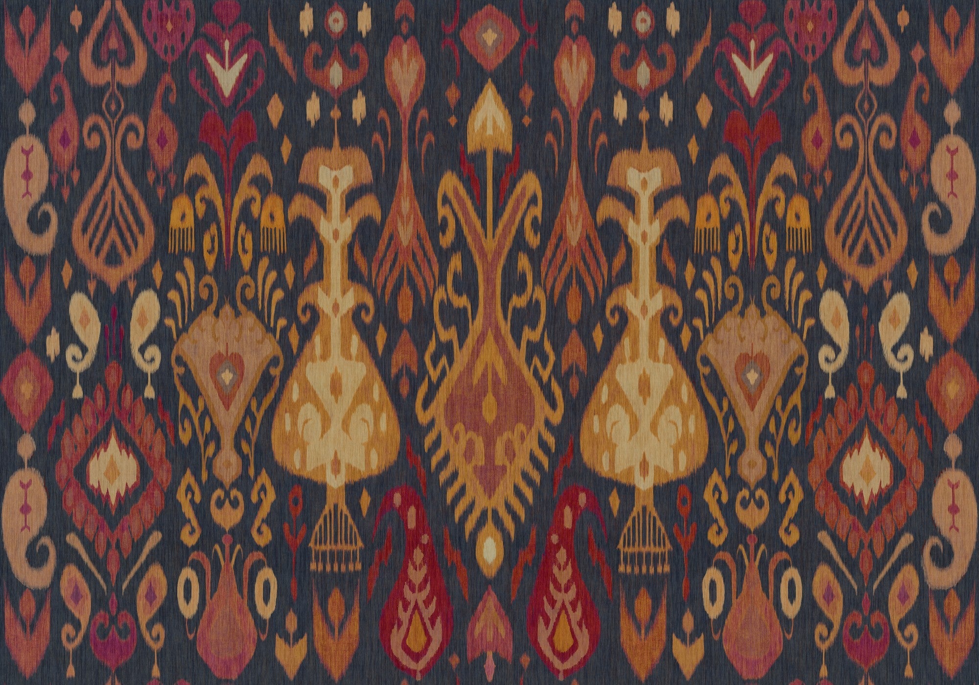 A00845 Boho Navy Ikart Mural by Coordonné