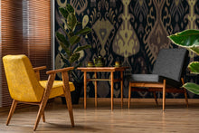 A00846 Boho Black Ikart Mural by Coordonné