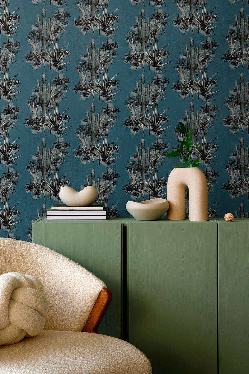 A00906 Grand Canyon Blue Central Saint Martins Rest Time Wallpaper by Coordonné