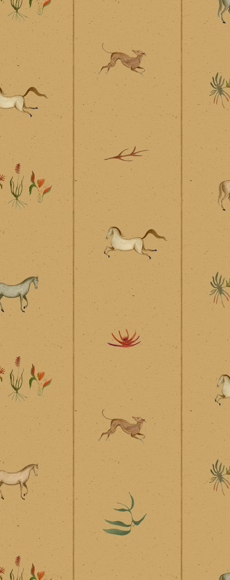 A00908 Bike ride Curry Central Saint Martins Rest Time Wallpaper by Coordonné