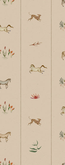 A00909 Bike ride Beige Central Saint Martins Rest Time Wallpaper by Coordonné