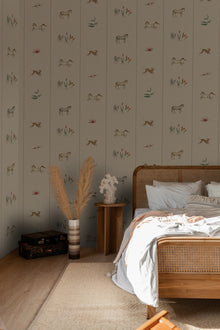A00909 Bike ride Beige Central Saint Martins Rest Time Wallpaper by Coordonné