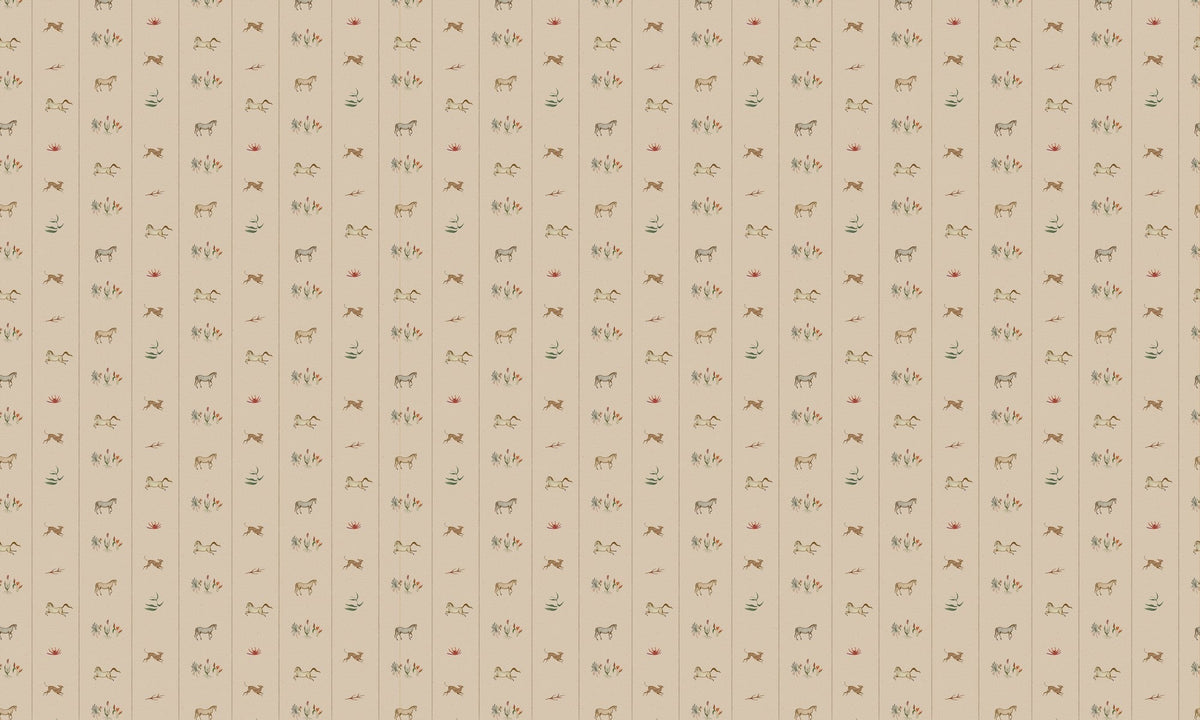 A00909 Bike ride Beige Central Saint Martins Rest Time Wallpaper by Coordonné