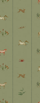 A00910 Bike ride Green Central Saint Martins Rest Time Wallpaper by Coordonné