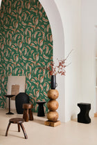 A00914 Moroccan branches Turquoise Central Saint Martins Rest Time Wallpaper by Coordonné