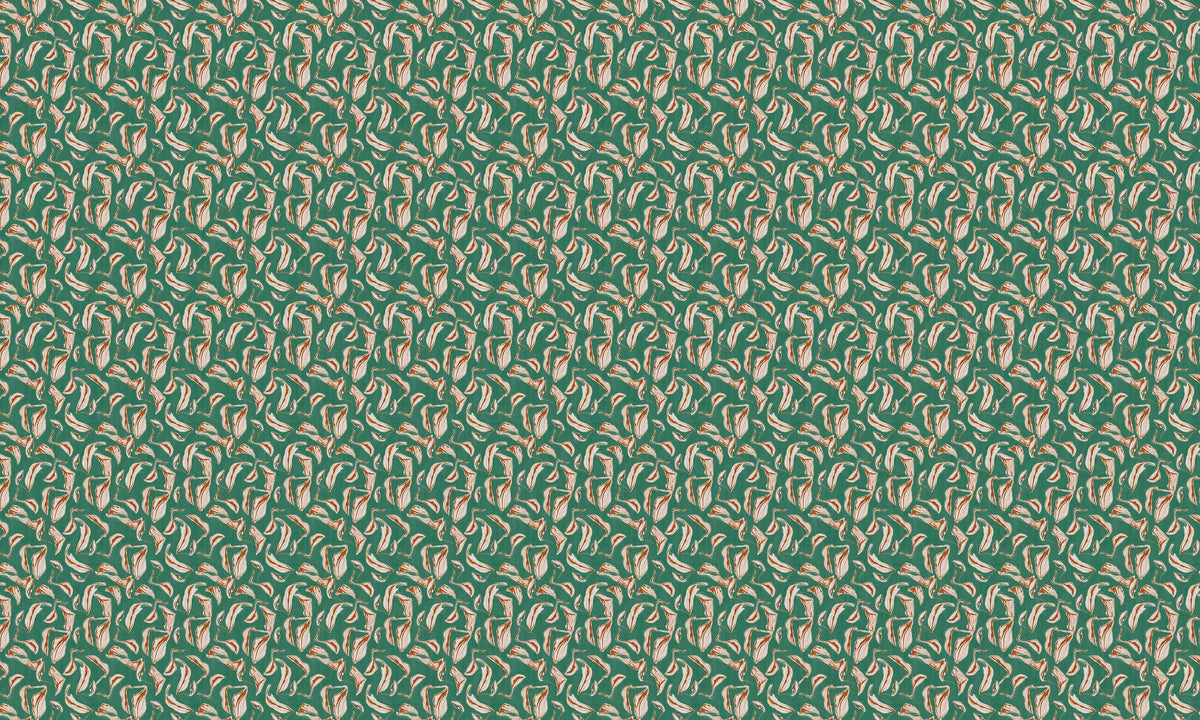 A00914 Moroccan branches Turquoise Central Saint Martins Rest Time Wallpaper by Coordonné