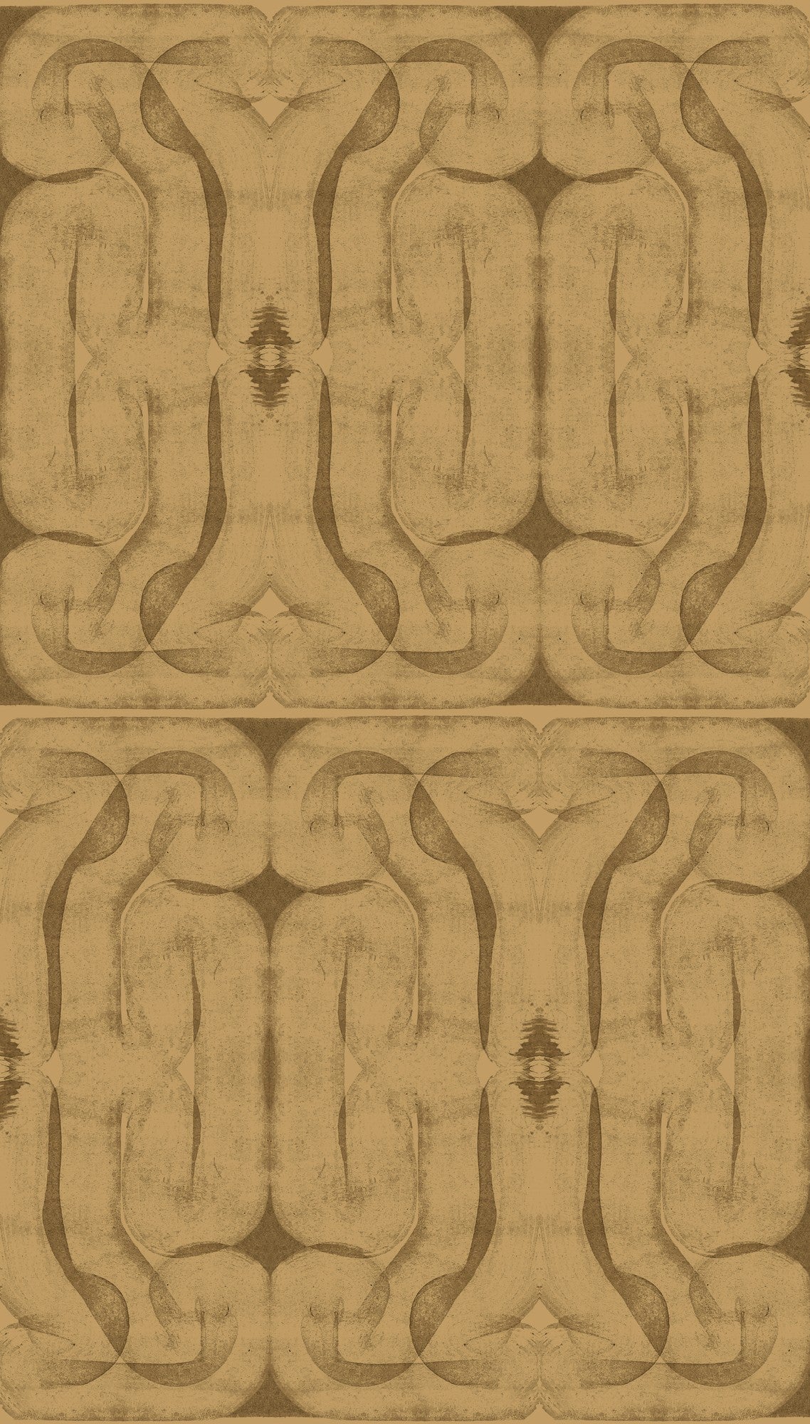 A00917 Infinity strokes Curry Central Saint Martins Rest Time Wallpaper by Coordonné