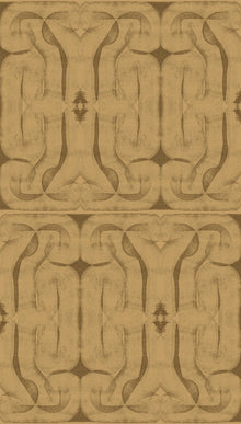 A00917 Infinity strokes Curry Central Saint Martins Rest Time Wallpaper by Coordonné