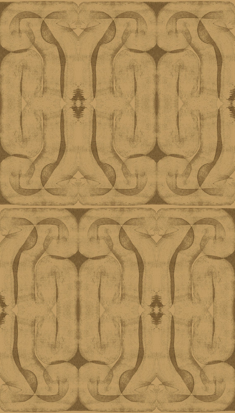 A00917 Infinity strokes Curry Central Saint Martins Rest Time Wallpaper by Coordonné